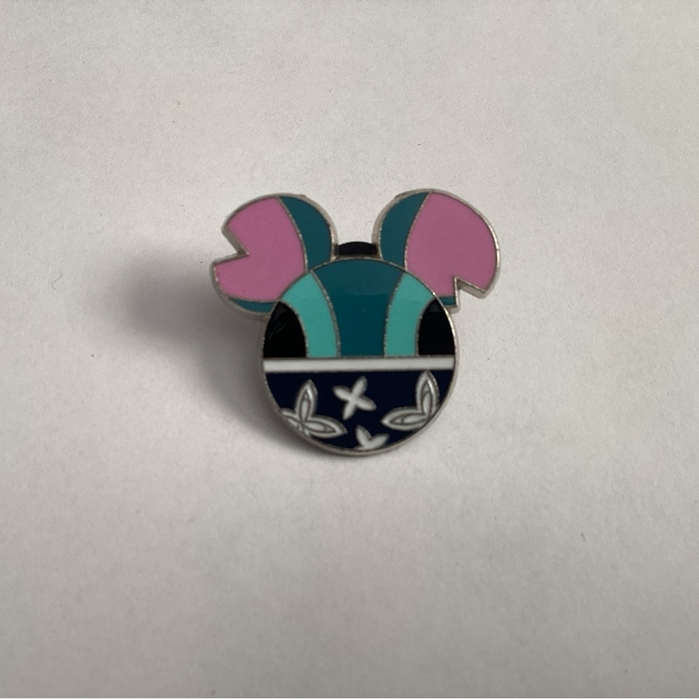 Stitch Mickey Mouse Head Lapel Pin Disney Lilo & Stitch  Authentic (P)